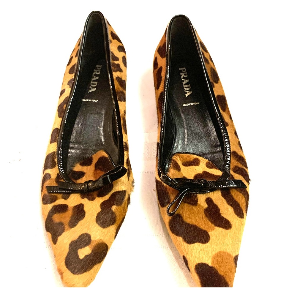 COPY - 90’s Vintage Leopard Prada Flats